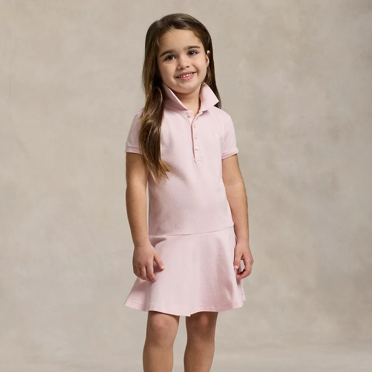Stretch Mesh Polo Dress by Ralph Lauren