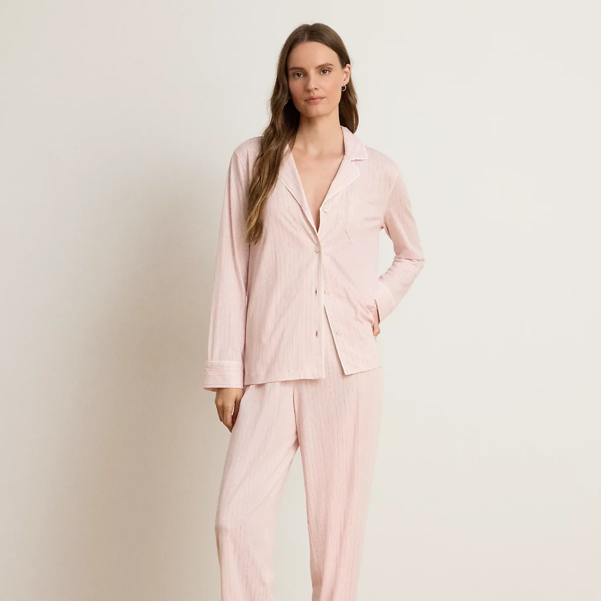 Striped Cotton-Blend Jersey Sleep Set by Ralph Lauren