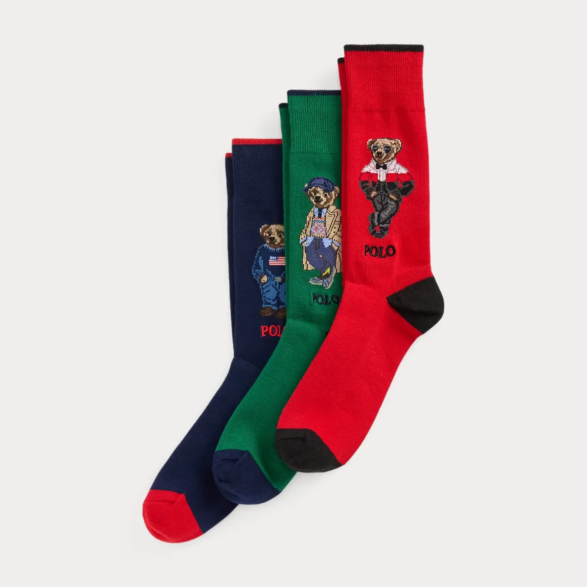 Polo Bear Trouser 3-Sock Gift Set by Ralph Lauren