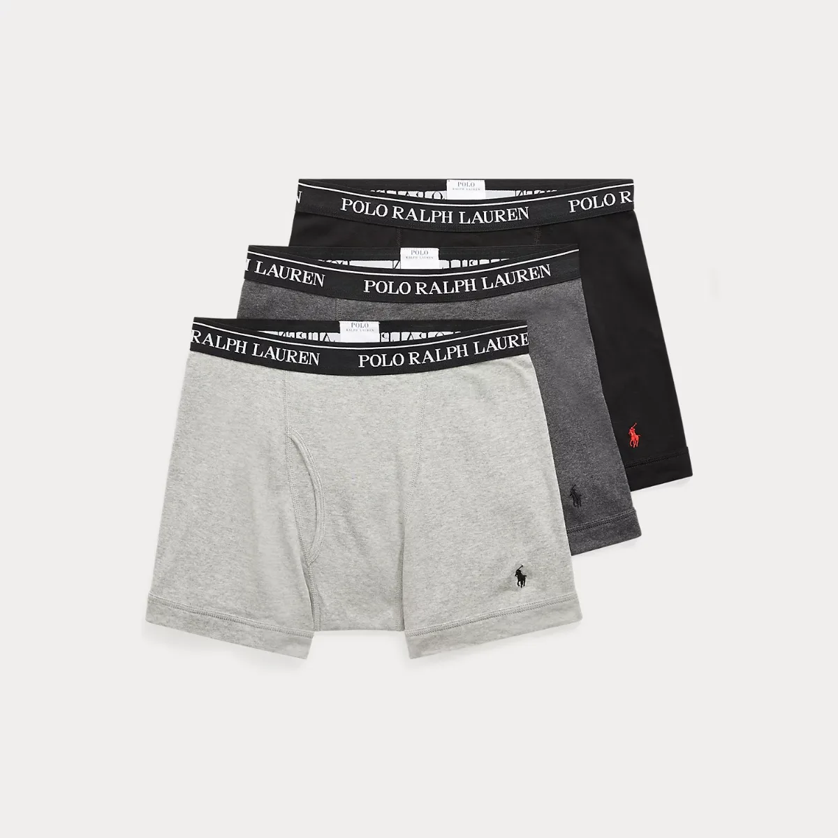 Cotton Wicking Boxer Brief 3-Pack by Ralph Lauren
