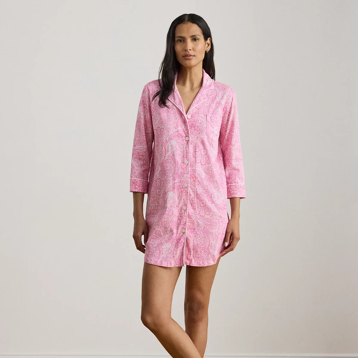 Cotton Jersey Sleep Shirt by Ralph Lauren