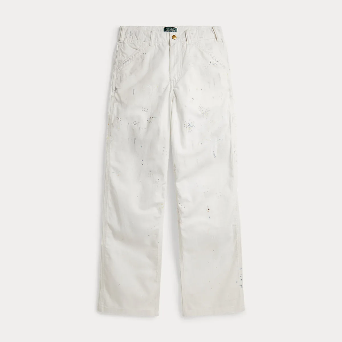 Paint-Splattered Cotton Twill Pant by Ralph Lauren