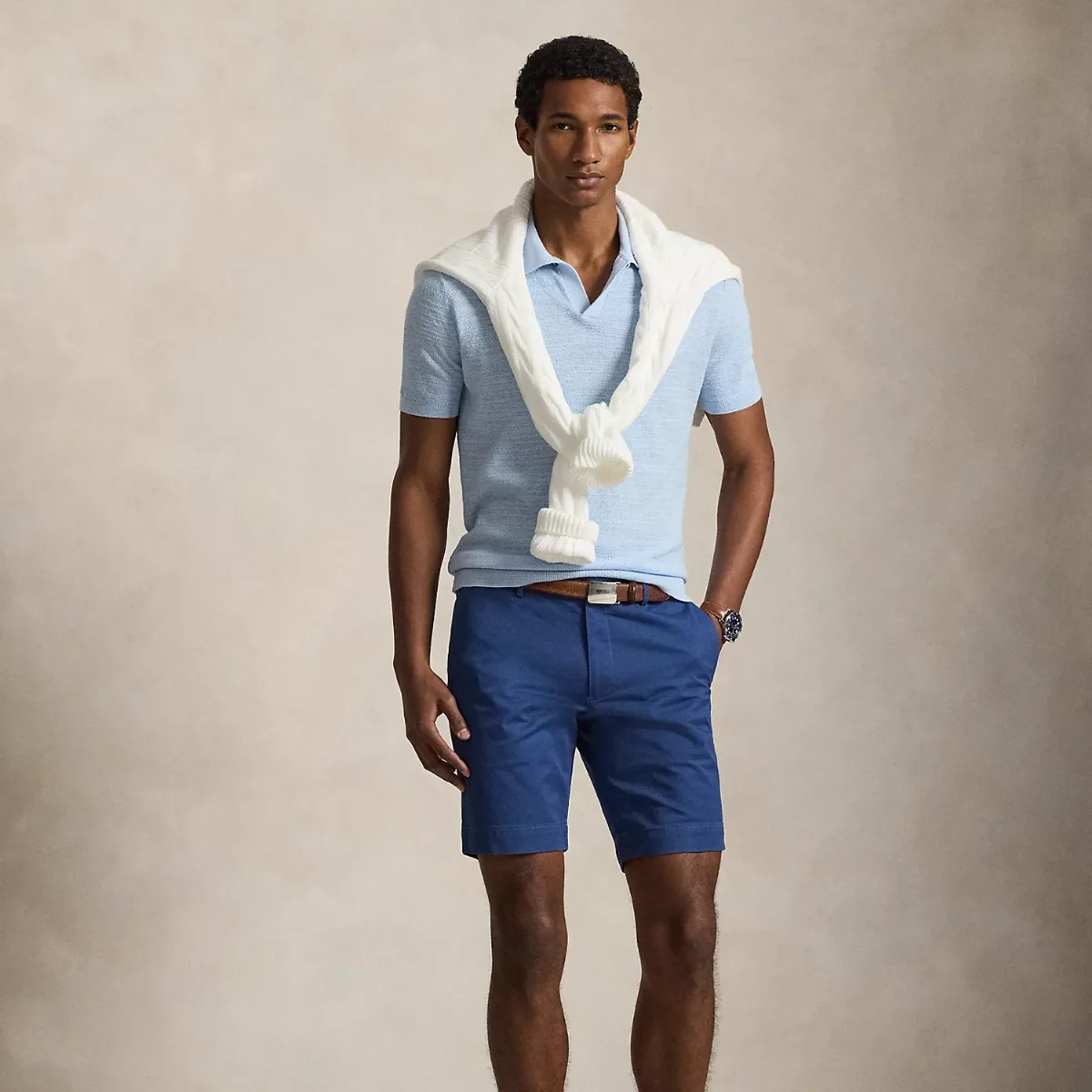 9.5-Inch Greenwich Slim Fit Chino Short by Ralph Lauren