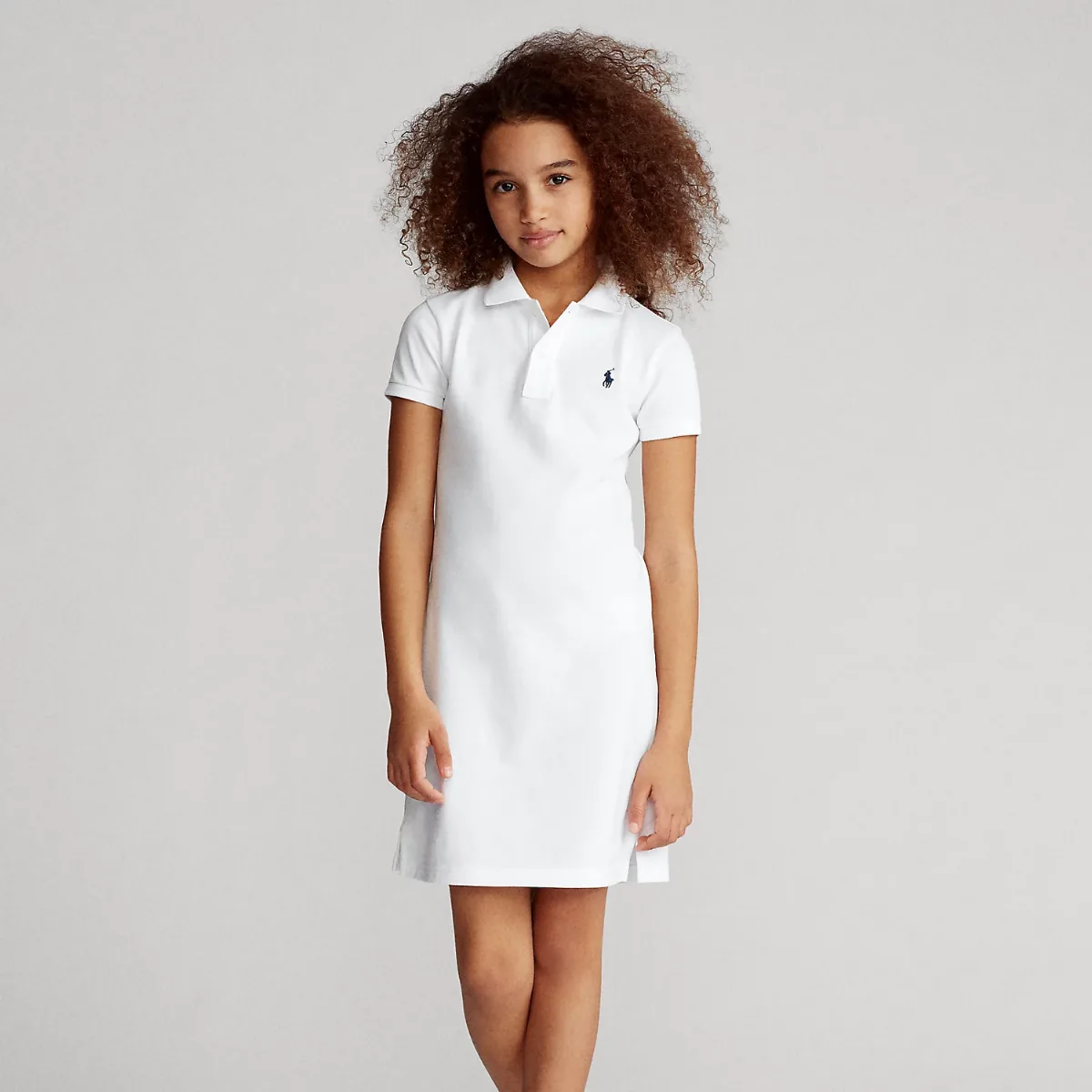 Cotton Mesh Polo Dress by Ralph Lauren