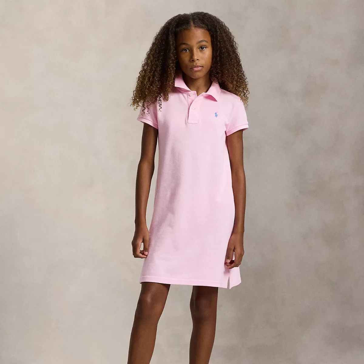 Cotton Mesh Polo Dress by Ralph Lauren