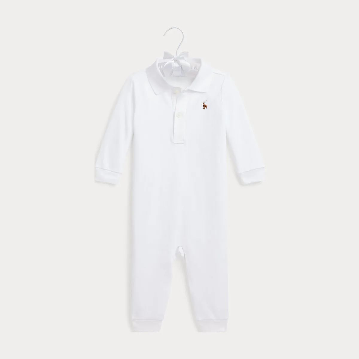 Organic Cotton Polo Coverall by Ralph Lauren
