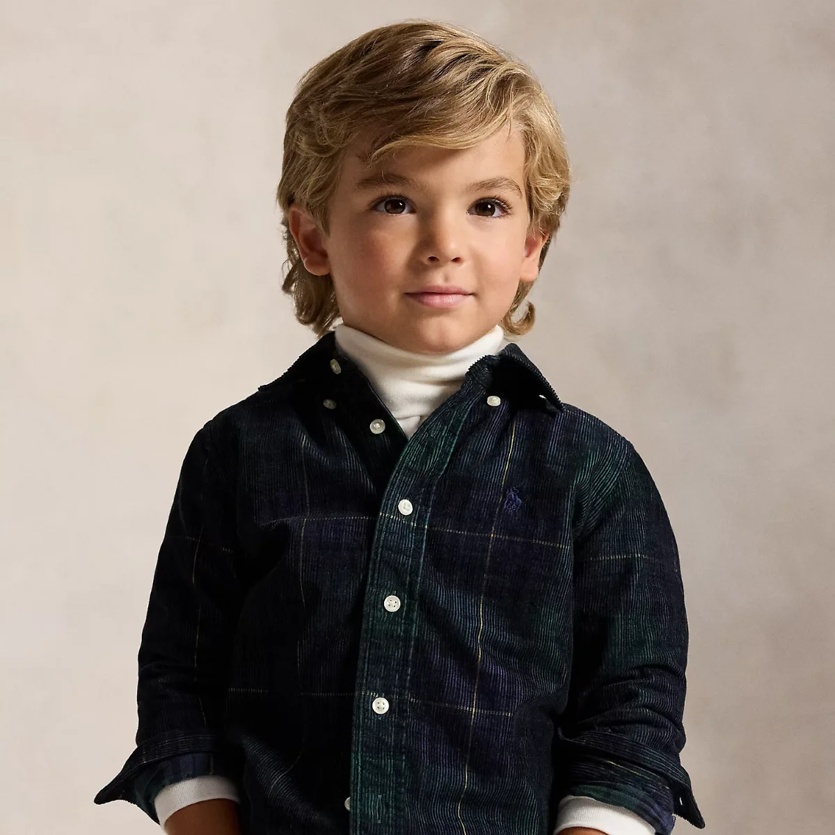 Plaid Cotton Corduroy Shirt by Ralph Lauren