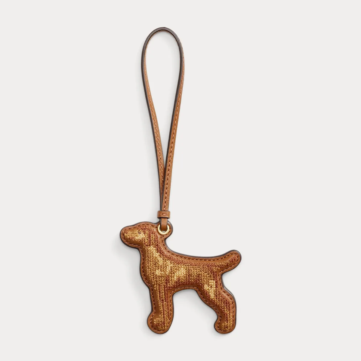 Embroidered Vizsla Charm by Ralph Lauren
