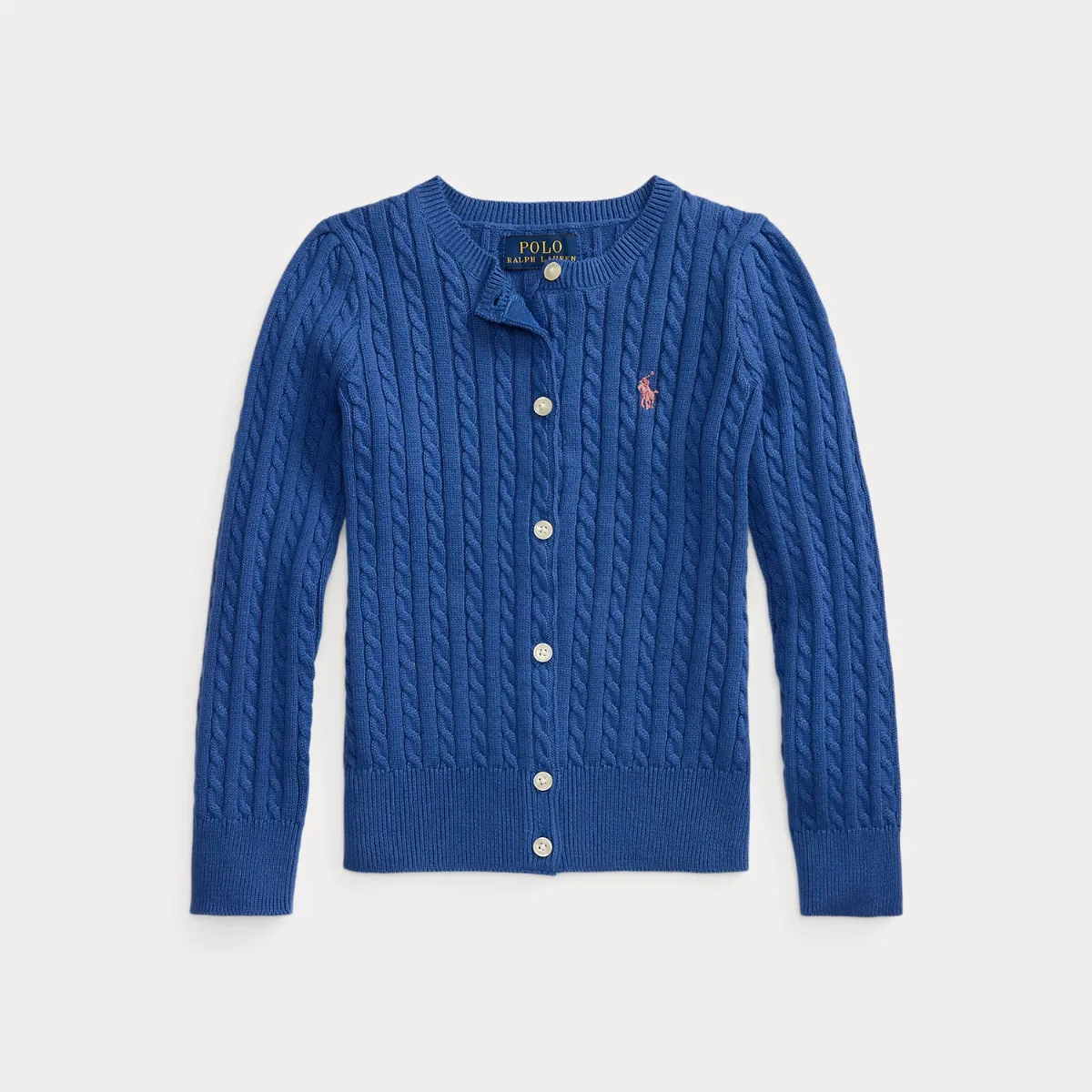 Mini-Cable Cotton Cardigan by Ralph Lauren