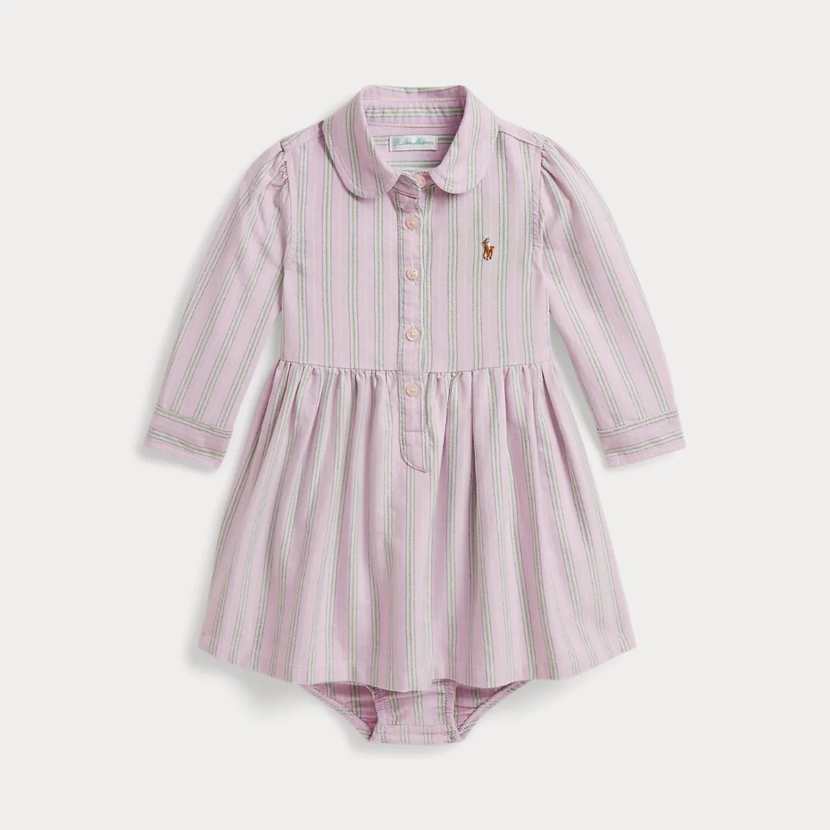 Striped Cotton Shirtdress & Bloomer by Ralph Lauren