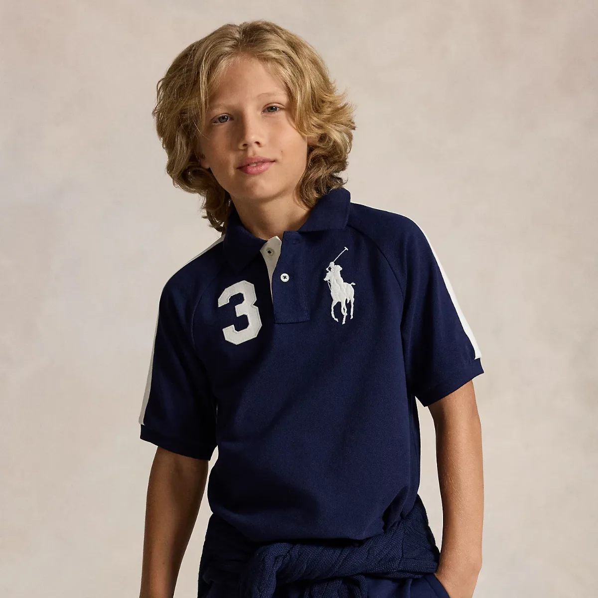 Big Pony Cotton Mesh Polo Shirt by Ralph Lauren
