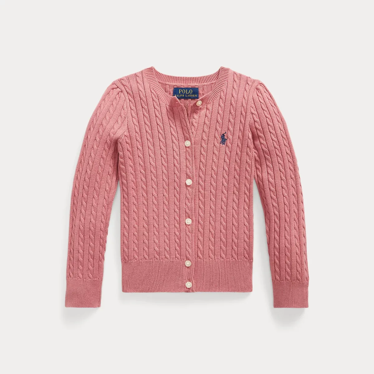 Mini-Cable Cotton Cardigan by Ralph Lauren