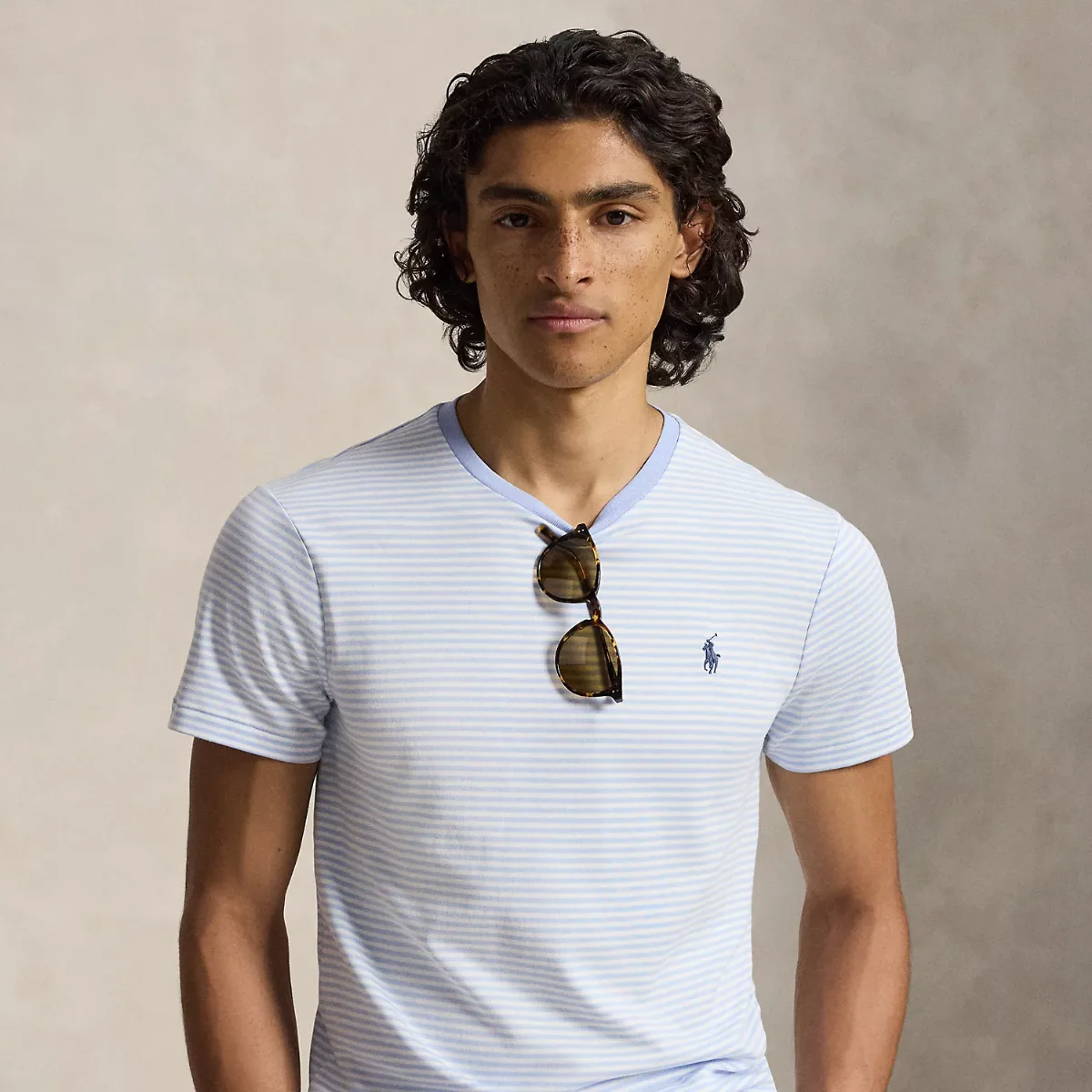 Custom Slim Fit Soft Cotton T-Shirt by Ralph Lauren