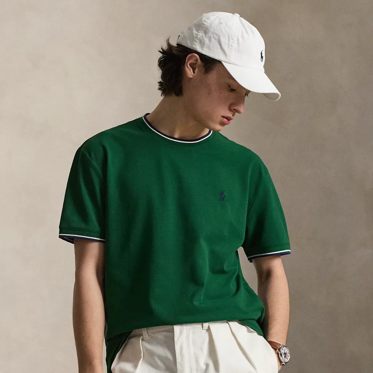 Classic Fit Stretch Mesh T-Shirt by Ralph Lauren