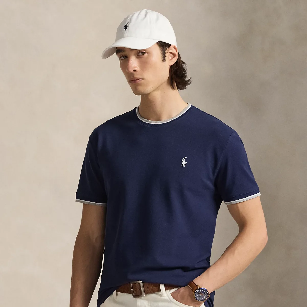 Classic Fit Stretch Mesh T-Shirt by Ralph Lauren