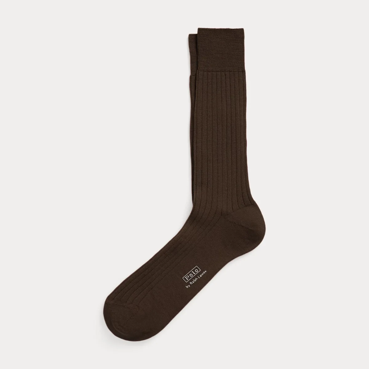 Ribbed Merino Wool-Blend Dress Socks by Ralph Lauren
