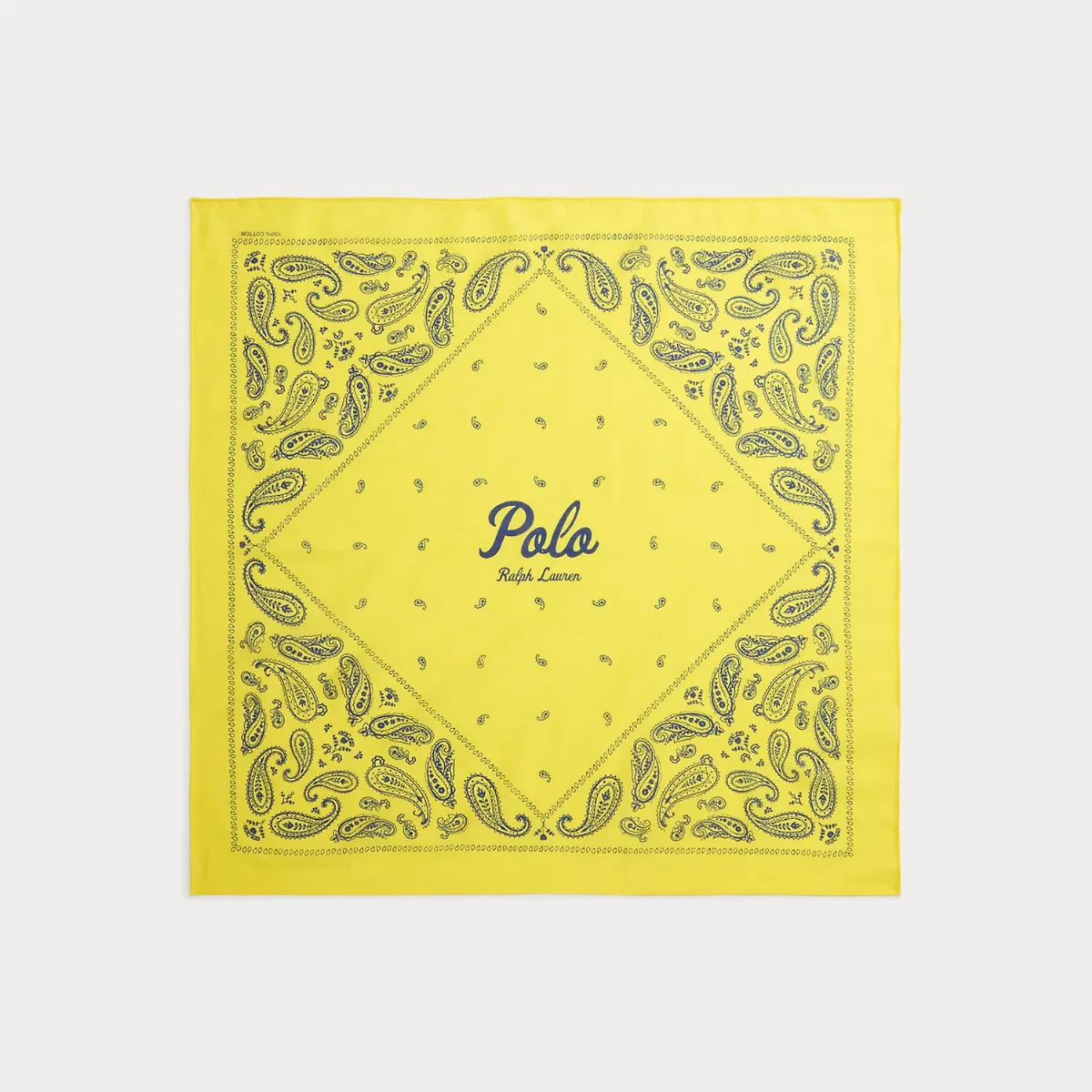 Logo Paisley Cotton Bandanna