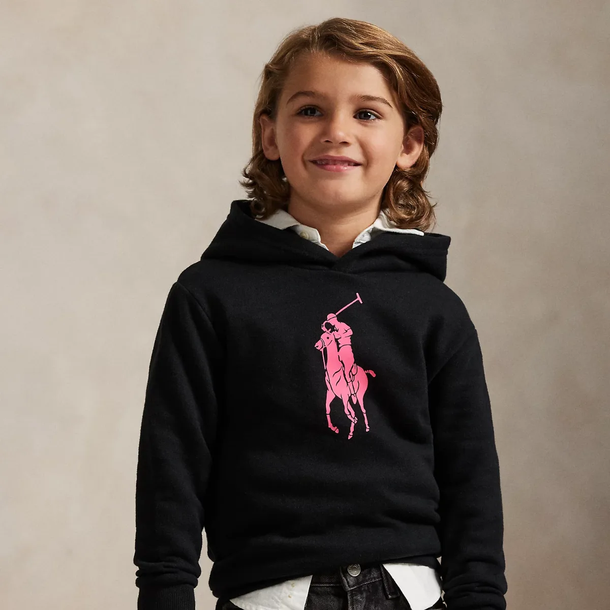 Pink Pony Fleece Hoodie by Ralph Lauren