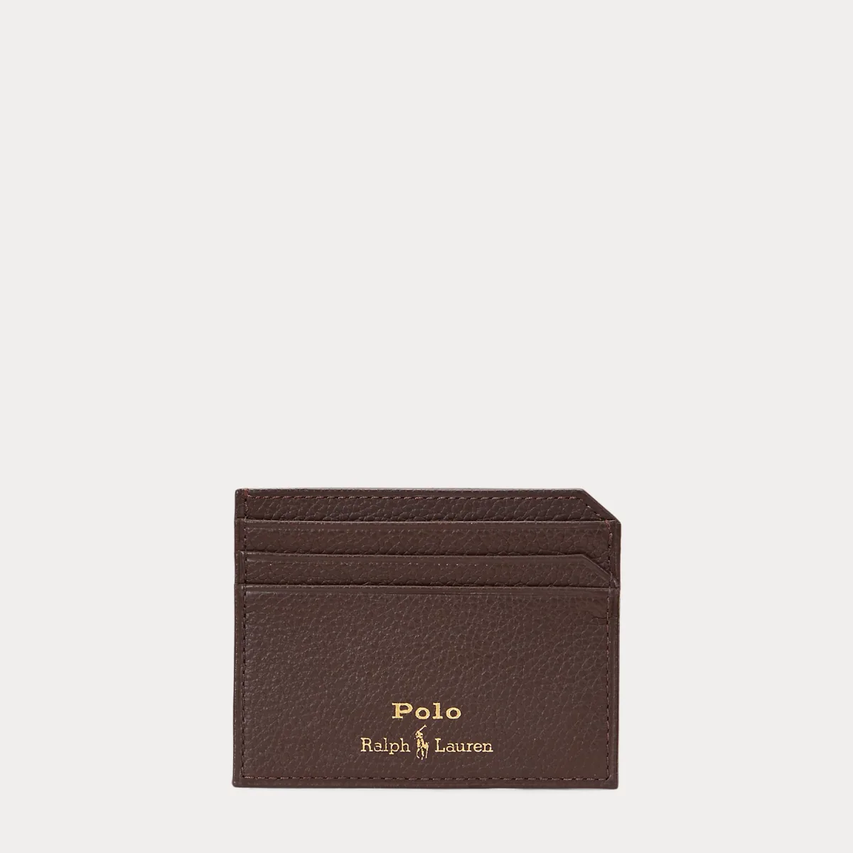 Pebbled Leather Card Case by Ralph Lauren