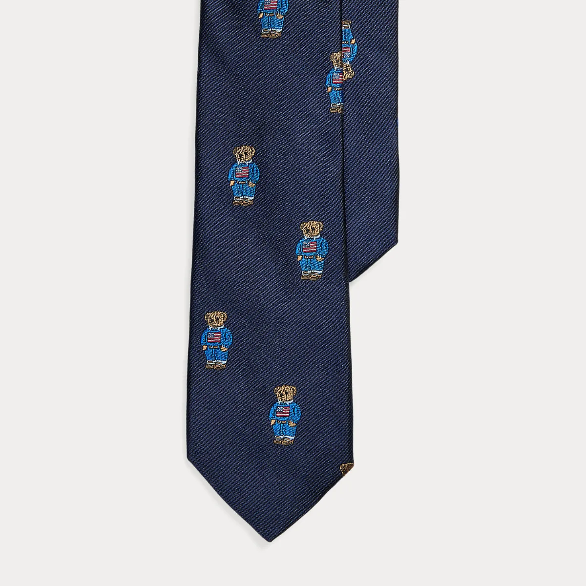 Polo Bear Silk Twill Tie by Ralph Lauren