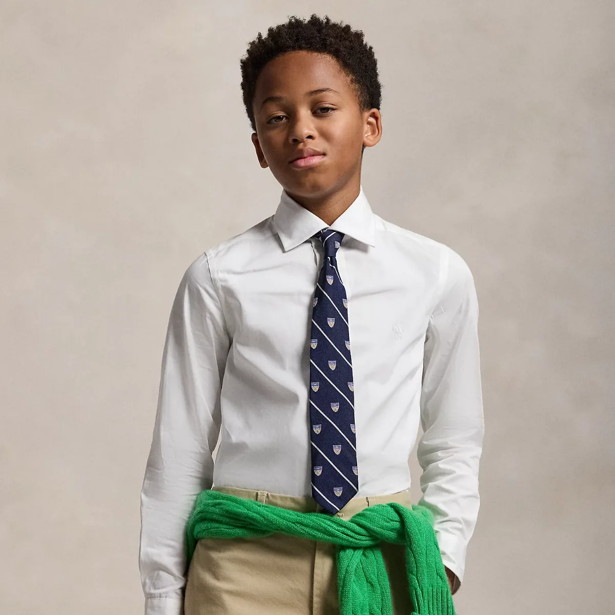 Slim Fit Cotton Broadcloth Dress Shirt by Ralph Lauren
