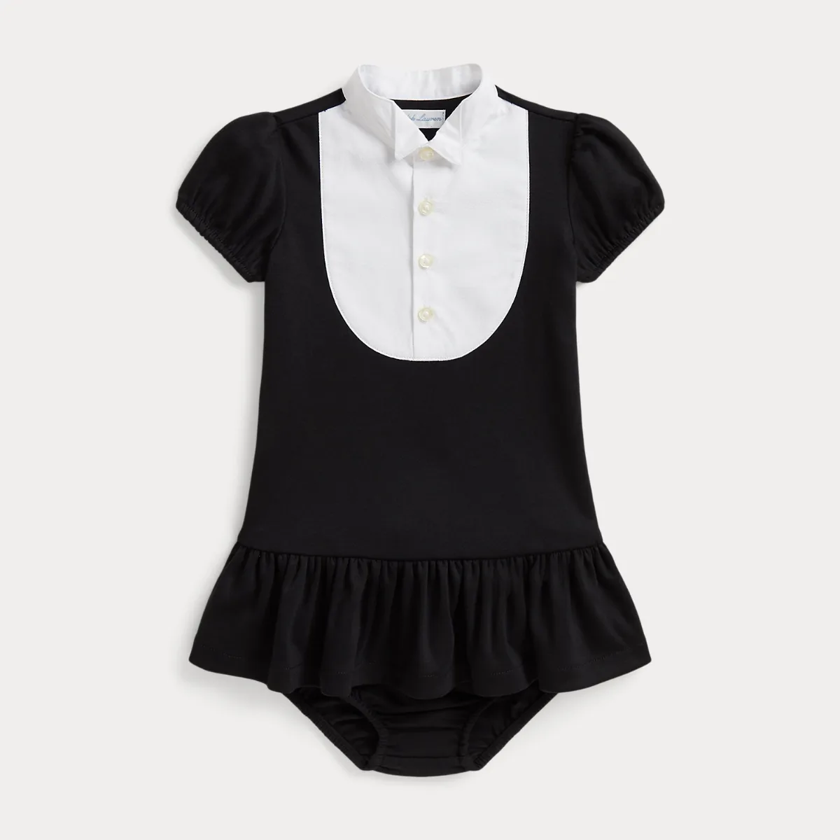 Tuxedo Cotton Ponte Dress & Bloomer by Ralph Lauren