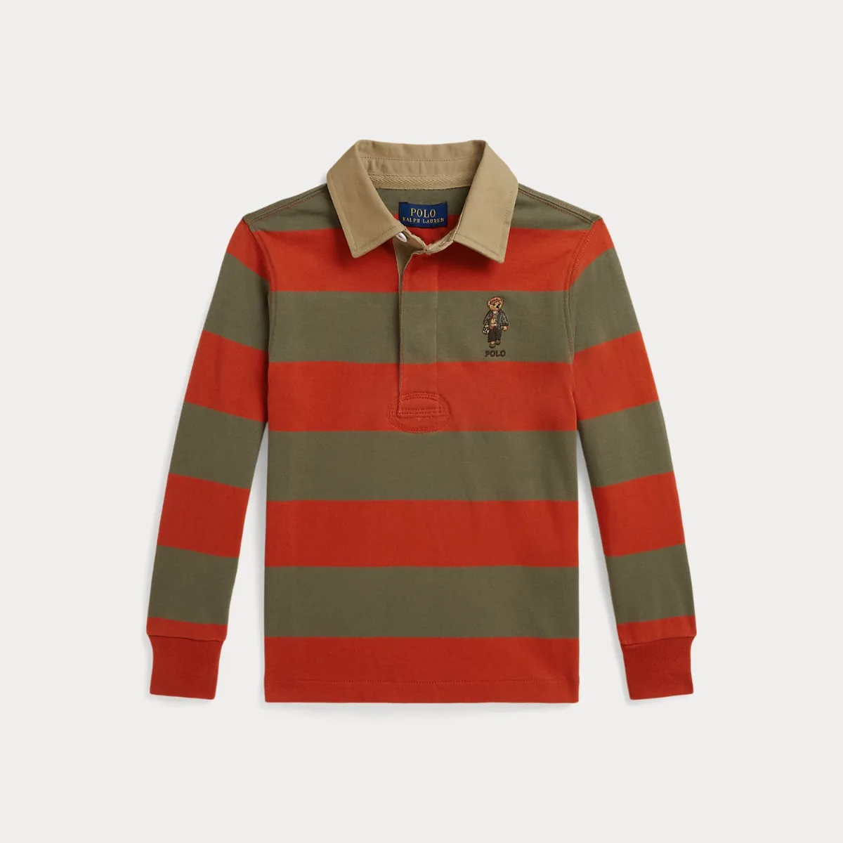 Polo Bear Cotton Rugby Shirt by Ralph Lauren