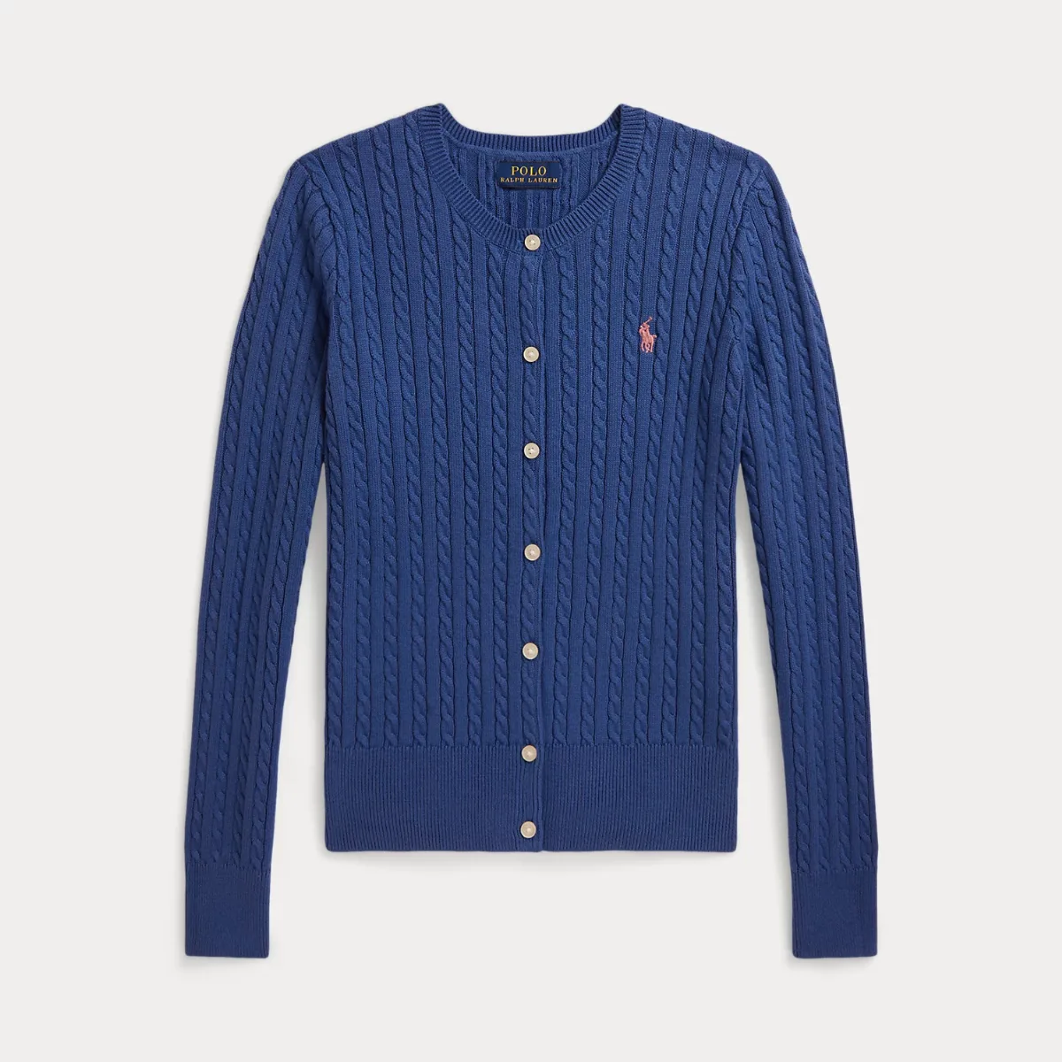 Mini-Cable Cotton Cardigan by Ralph Lauren