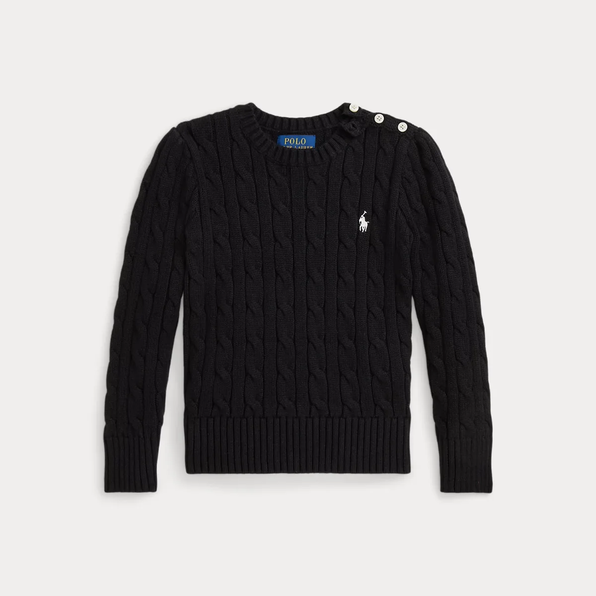 Cable-Knit Cotton Sweater by Ralph Lauren