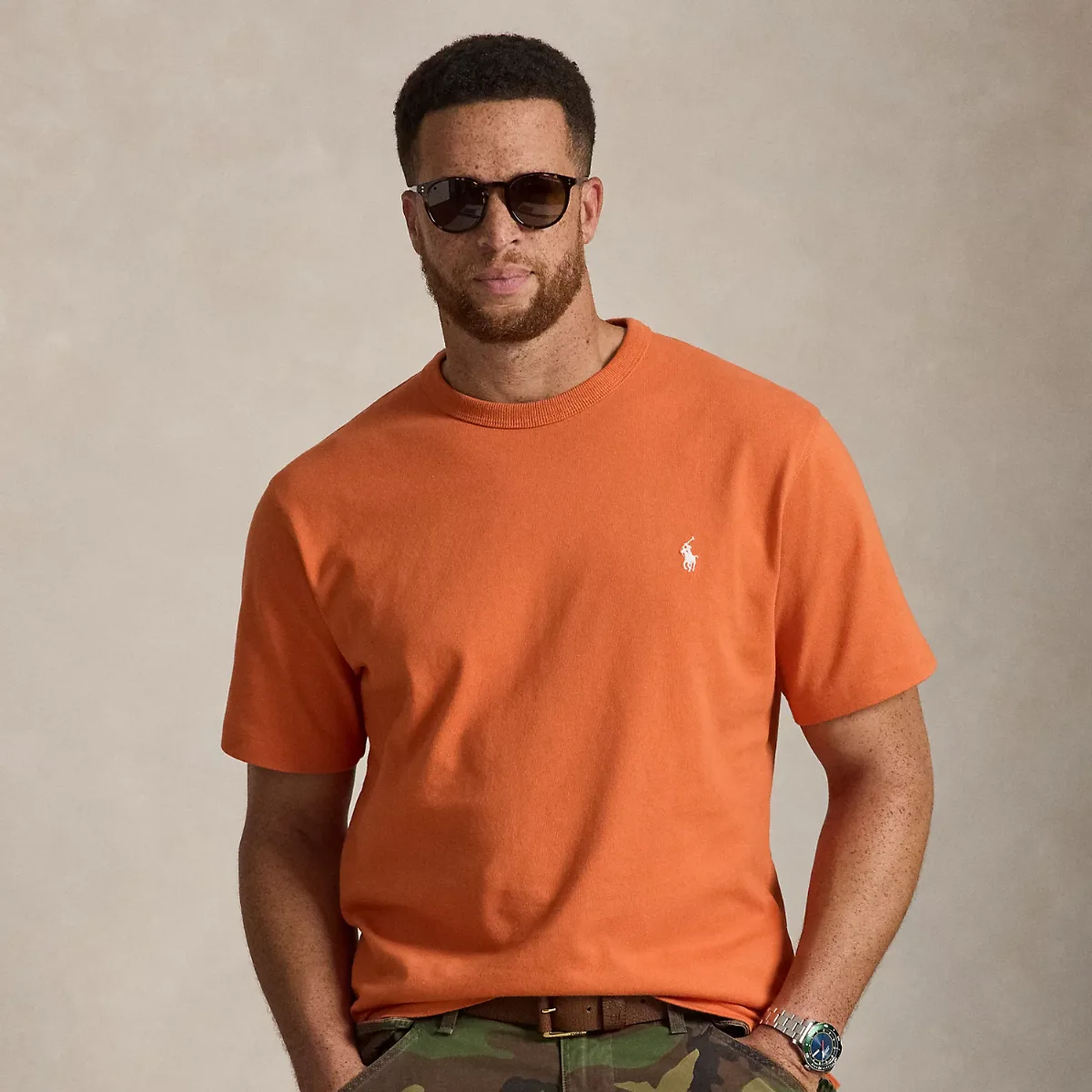 Jersey Crewneck T-Shirt by Ralph Lauren