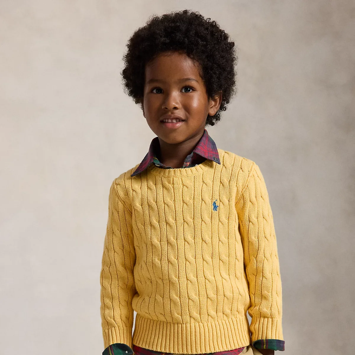 Cable-Knit Cotton Sweater by Ralph Lauren