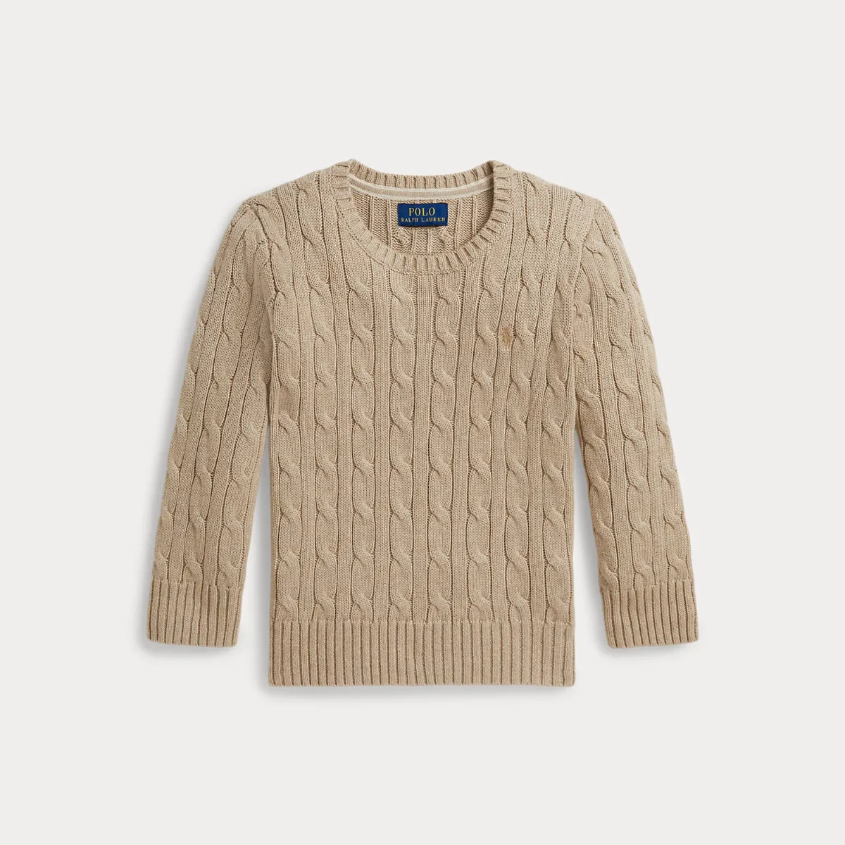 Cable-Knit Cotton Sweater by Ralph Lauren