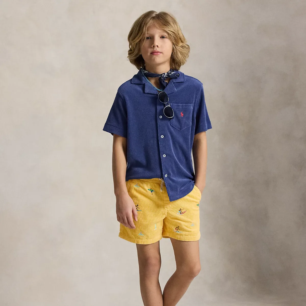 Polo Prepster Embroidered Corduroy Short by Ralph Lauren