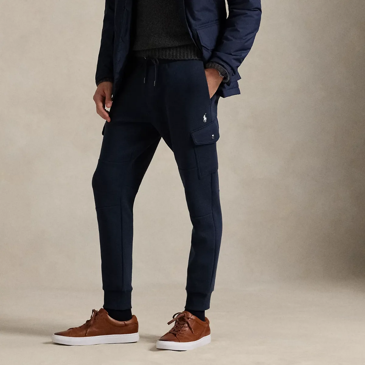 Double-Knit Cargo Jogger Pant by Ralph Lauren