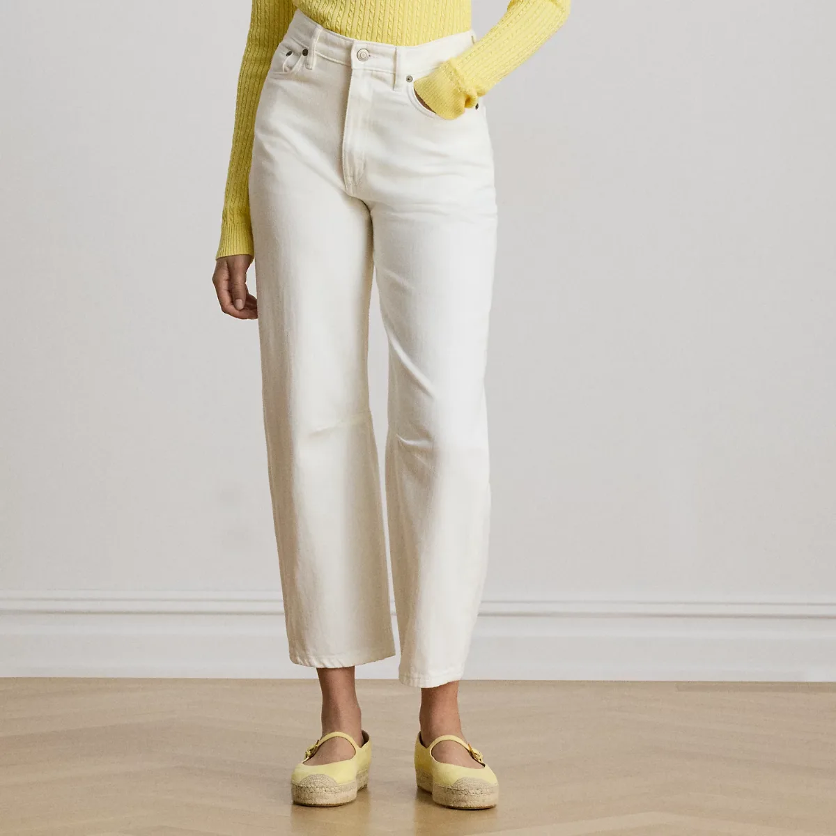 High-Rise Barrel Jean