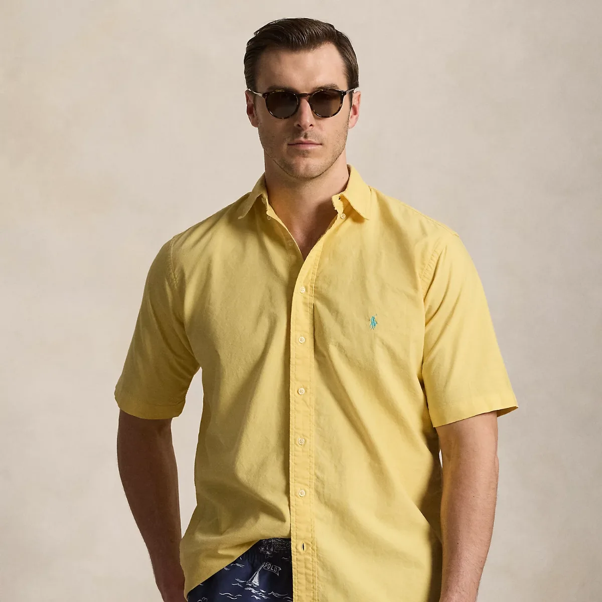 Garment-Dyed Oxford Shirt by Ralph Lauren