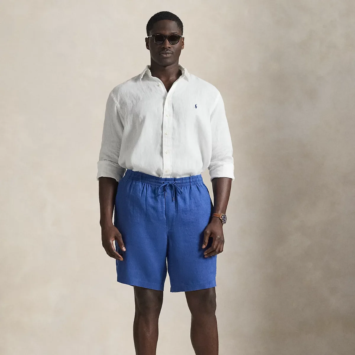 Polo Prepster Linen Short by Ralph Lauren
