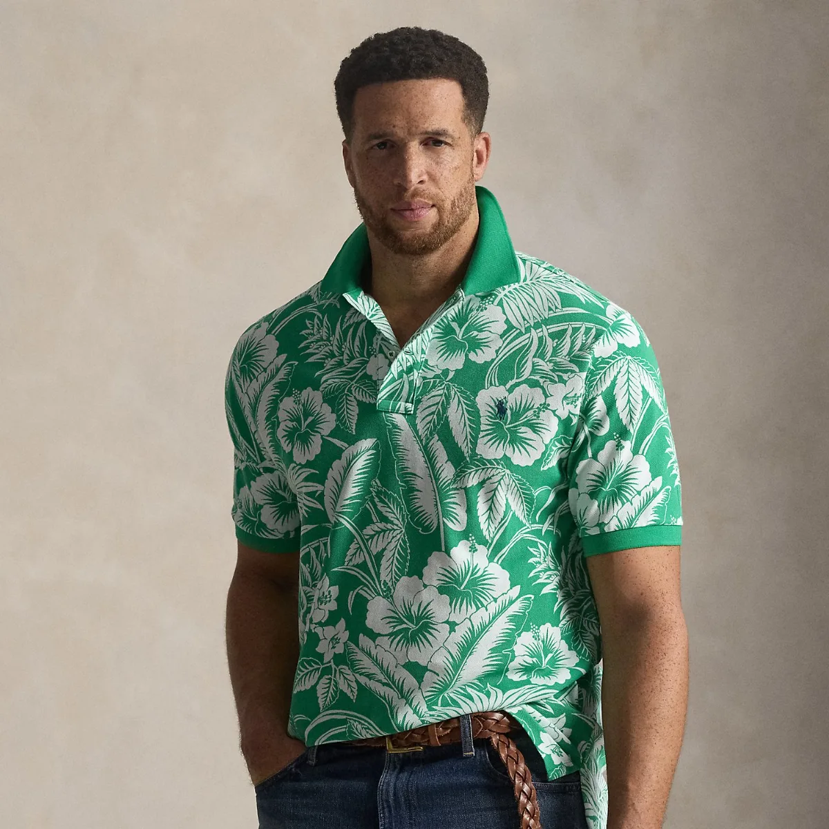 Tropical Mesh Polo Shirt by Ralph Lauren