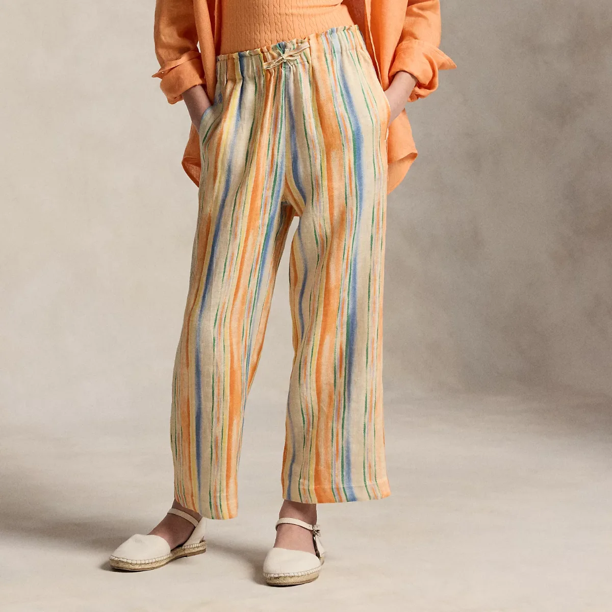 Striped Linen Pant by Ralph Lauren