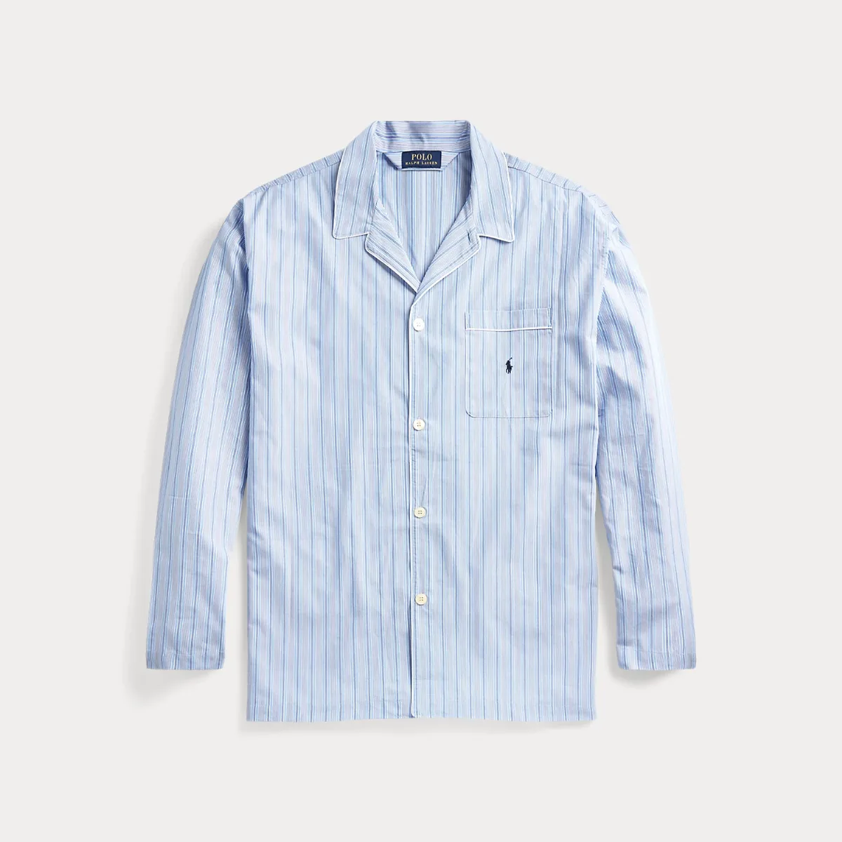 Striped Cotton Pajama Shirt