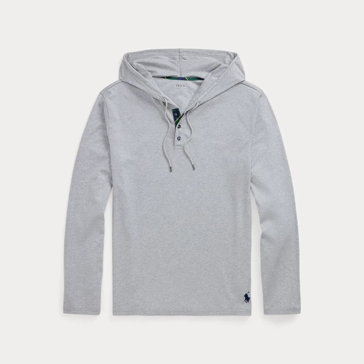 Mercerized Cotton Sleep Hoodie by Ralph Lauren