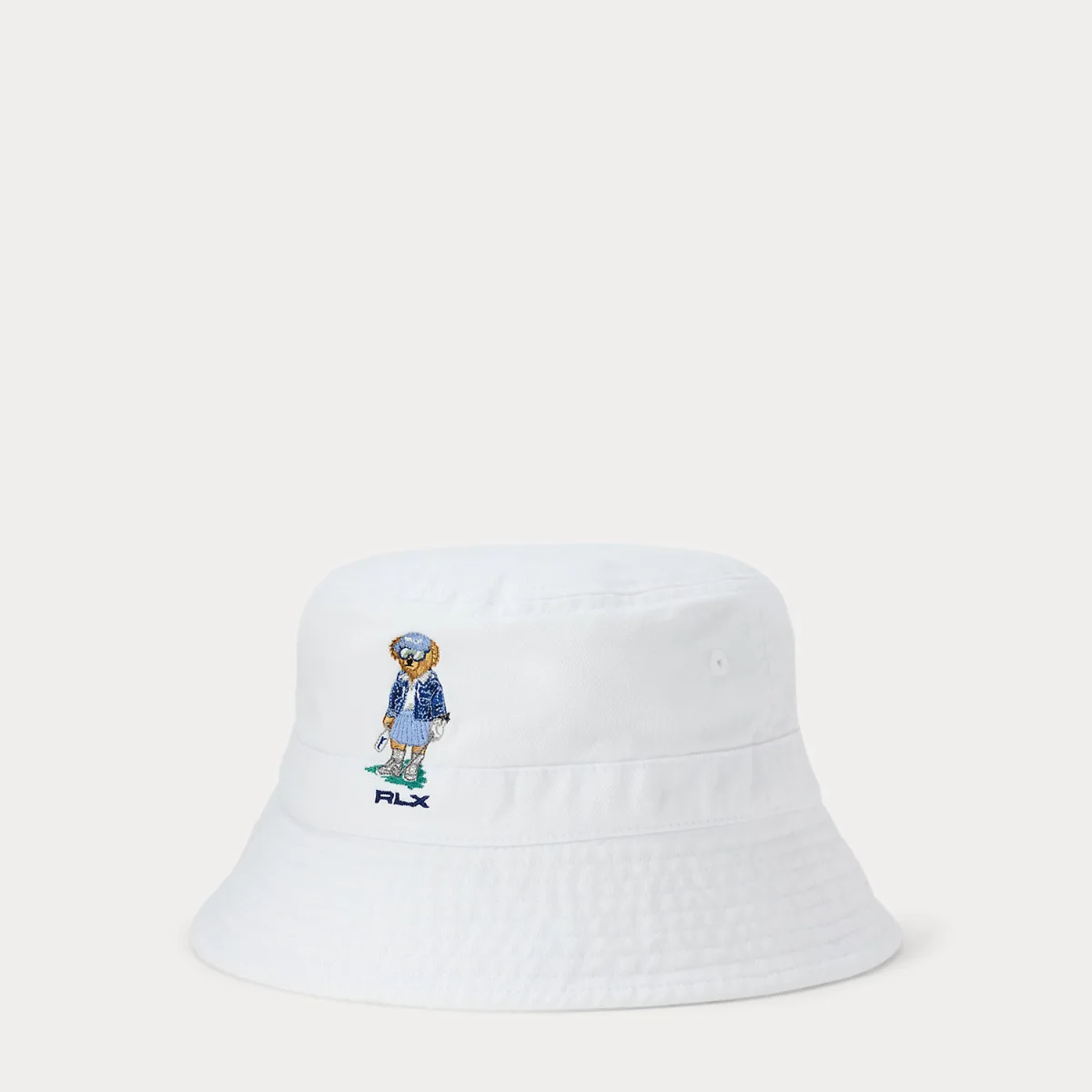 Golf Polo Bear Cotton Bucket Hat by Ralph Lauren