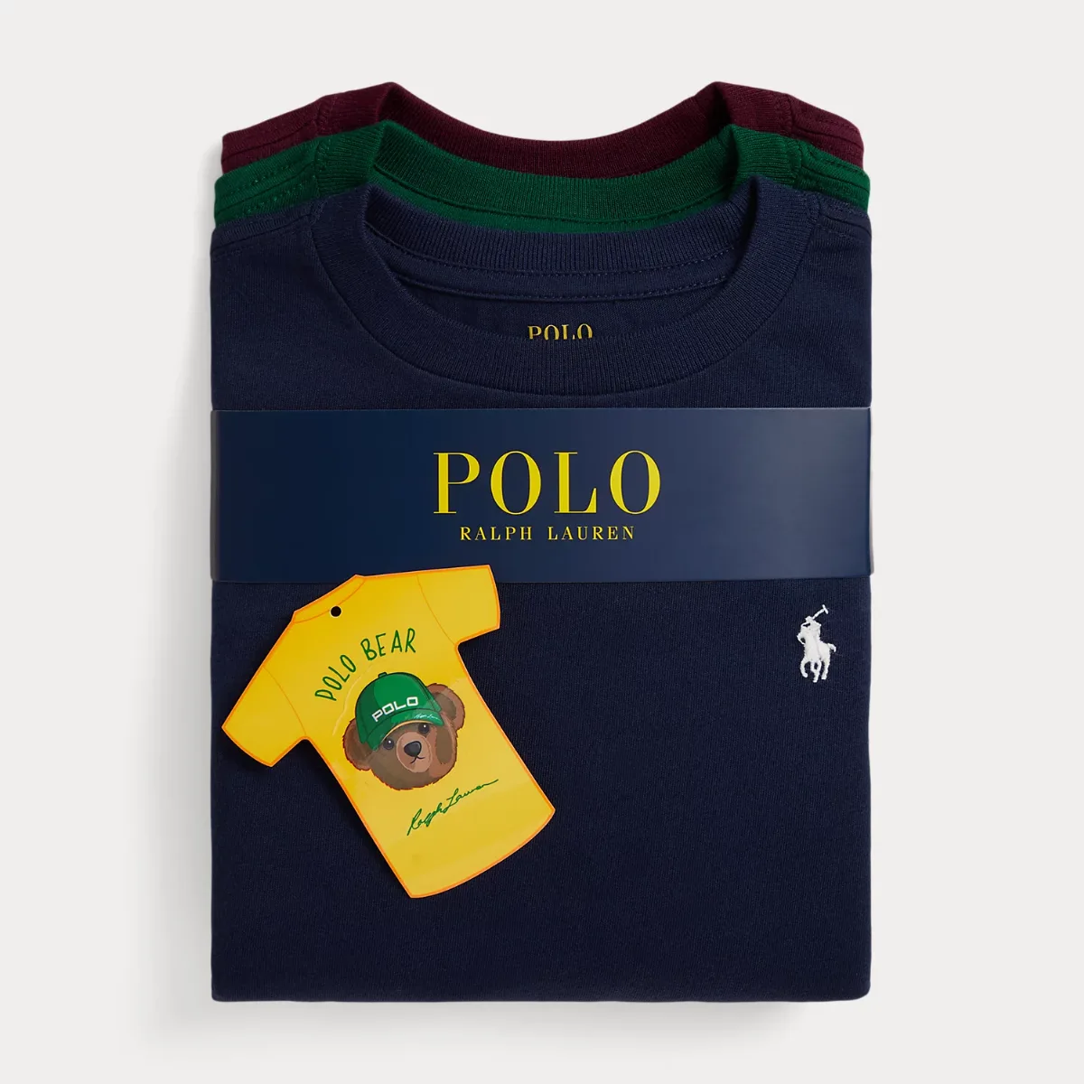 Cotton Long-Sleeve Tee 3-Pack by Ralph Lauren