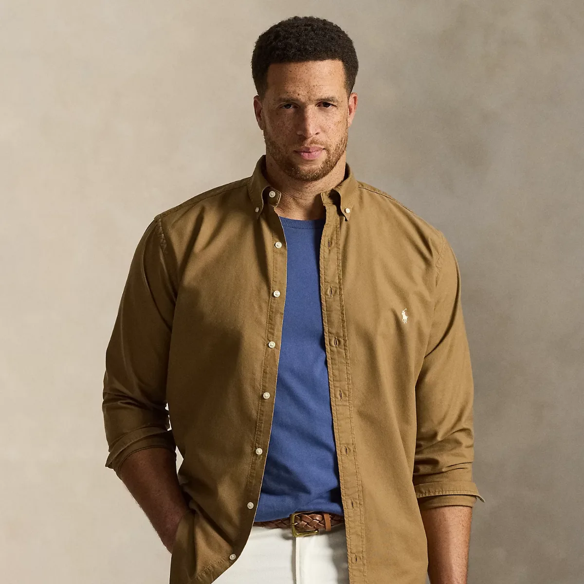 Garment-Dyed Oxford Shirt by Ralph Lauren