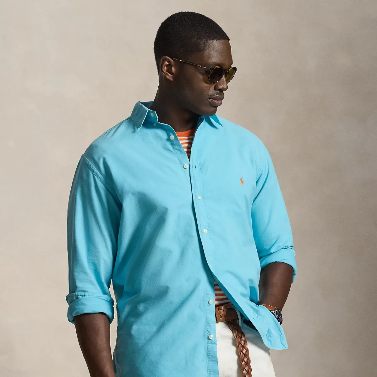Garment-Dyed Oxford Shirt by Ralph Lauren