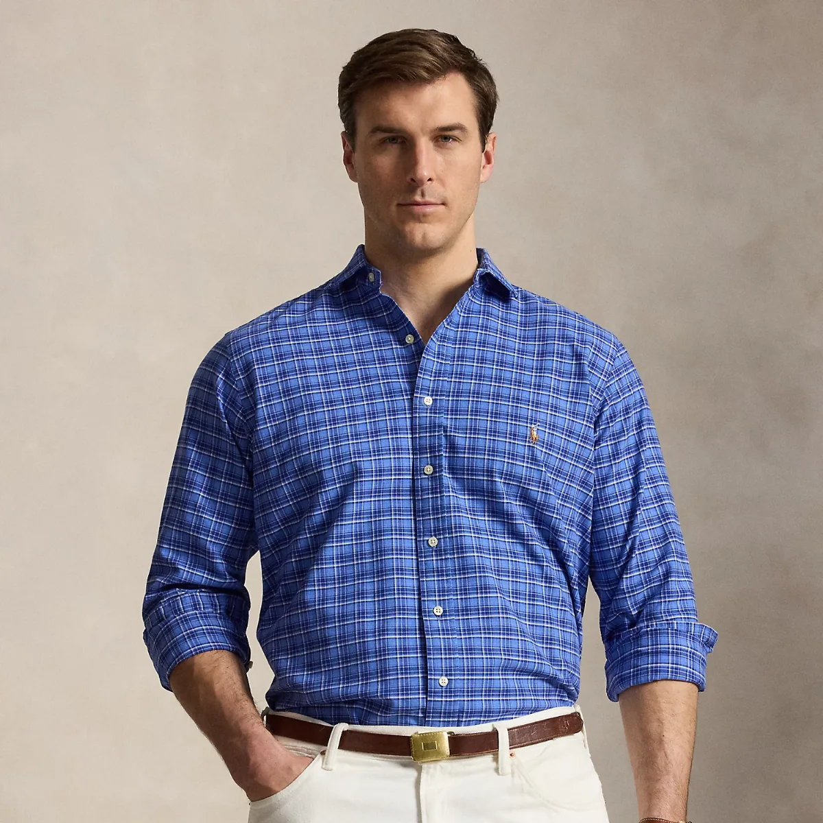 Plaid Oxford Shirt by Ralph Lauren