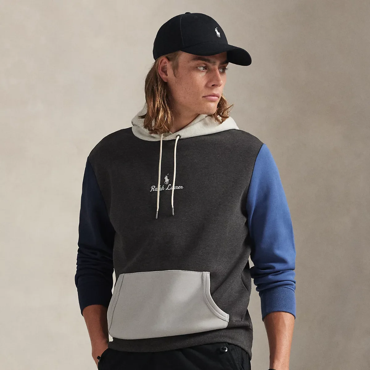 Logo Double-Knit Hoodie by Ralph Lauren