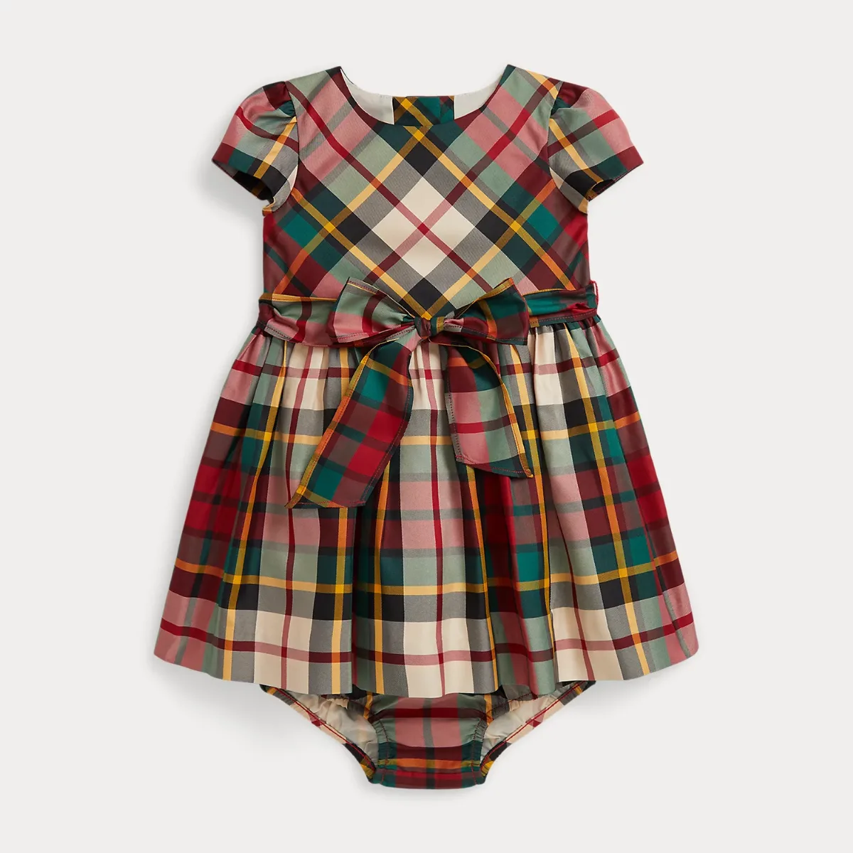 Plaid Twill Dress & Bloomer by Ralph Lauren