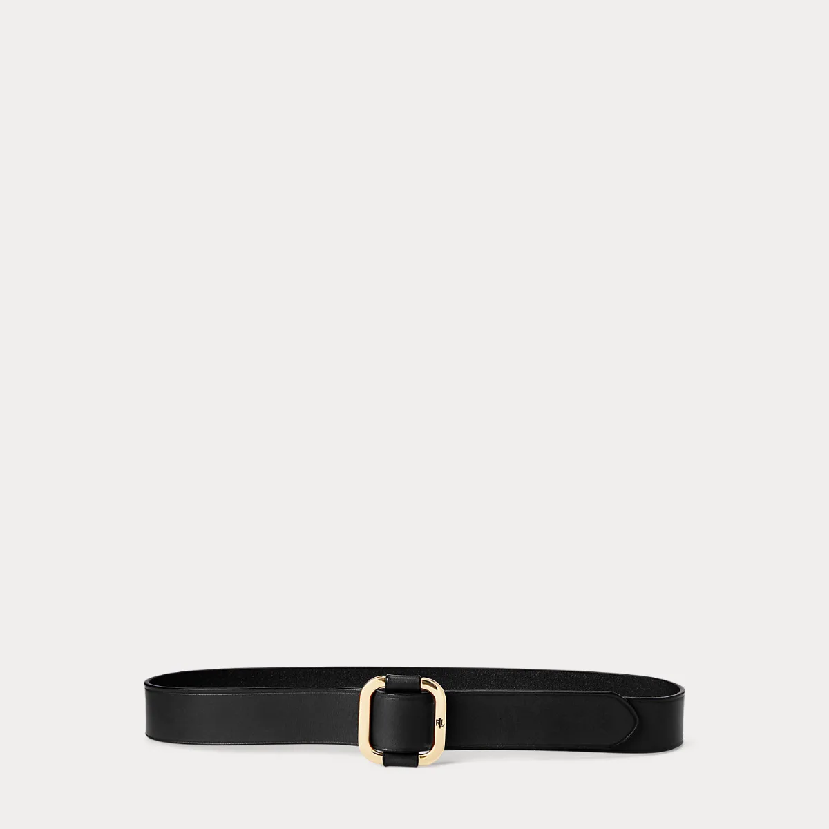 Slide-Buckle Leather Belt
