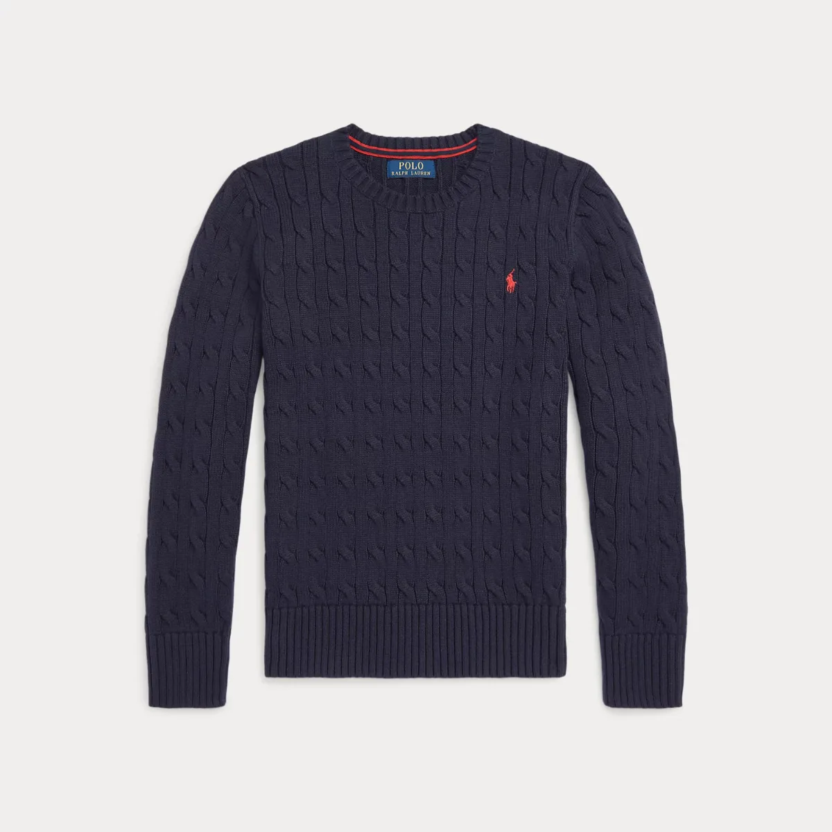Cable-Knit Cotton Sweater by Ralph Lauren